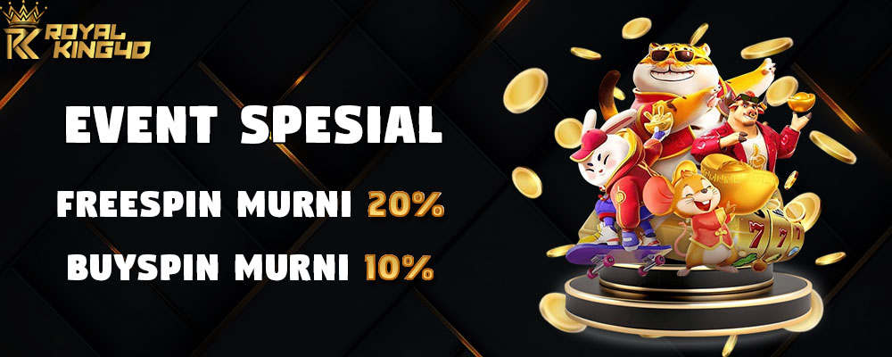 Event FREESPIN MURNI 20% & BUY FREESPIN 10%