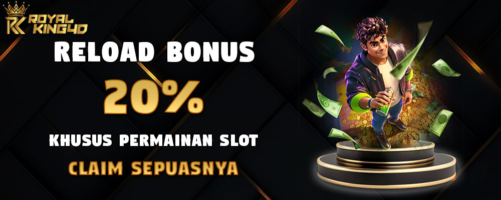 Reload Bonus Harian Slot 20%